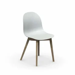 1665 Academy Connubia© Chaise scandinave en polypropylène et bois