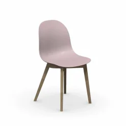1665 Academy Connubia© Chaise scandinave en polypropylène et bois