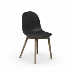 1665 Academy Connubia© Chaise scandinave en polypropylène et bois