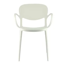 Abby Connubia® Fauteuil italien empilable en polypropylène recyclé