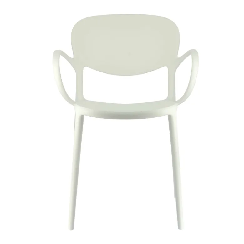 Abby Connubia® Fauteuil italien empilable en polypropylène recyclé