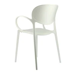 Abby Connubia® Fauteuil italien empilable en polypropylène recyclé
