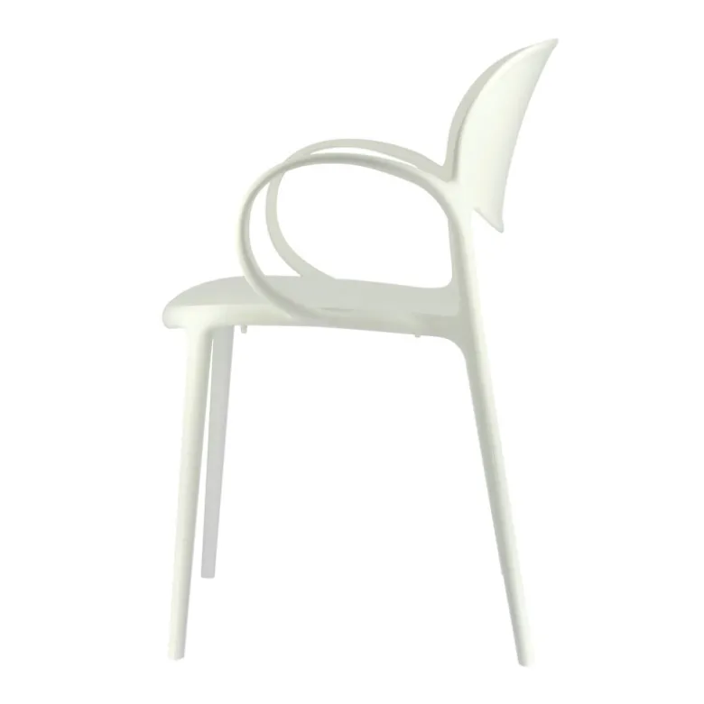 Abby Connubia® Fauteuil italien empilable en polypropylène recyclé