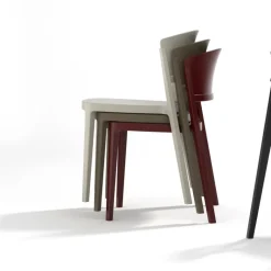 Abuela Chaise de terrasse moderne empilable en technopolymère