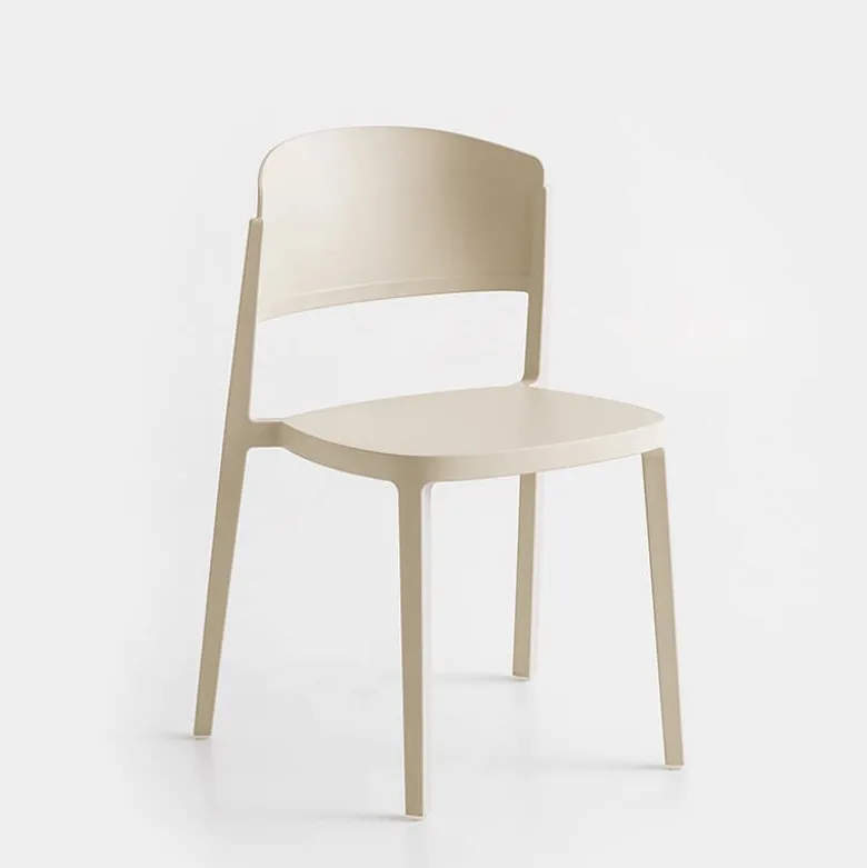 Abuela Chaise de terrasse moderne empilable en technopolymère