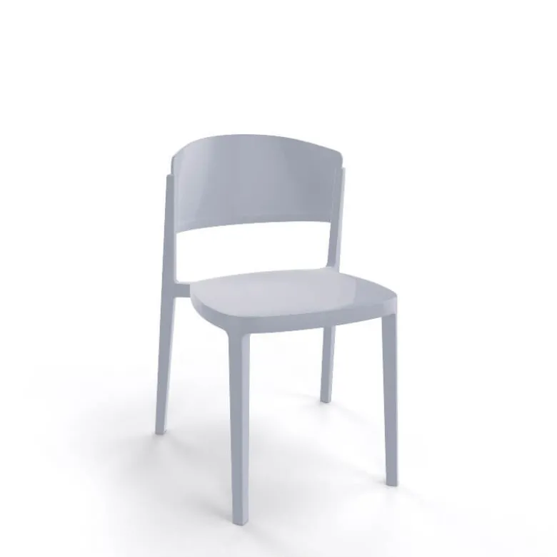 Abuela Chaise moderne empilable en technopolymère