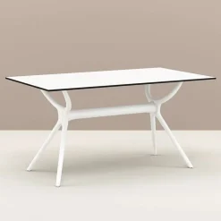 Air Table rectangulaire en stratifié et polypropylène