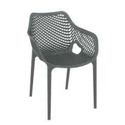 Air XL Fauteuil moderne empilable ajouré en polypropylène