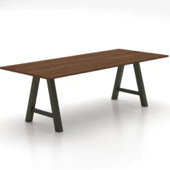 Alegro XL Grande table rectangulaire avec pieds en forme de tréteau