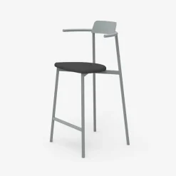 Alice Carrier ® Tabouret snack moderne en acier fabriqué en France
