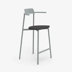 Alice Carrier® Tabouret de bar design en métal made in France