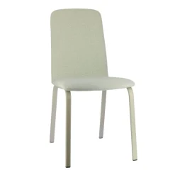 Altea Chaise en tissu et pieds en métal