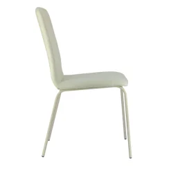 Altea Chaise en tissu et pieds en métal