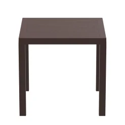 Ares Table de terrasse carrée en résine