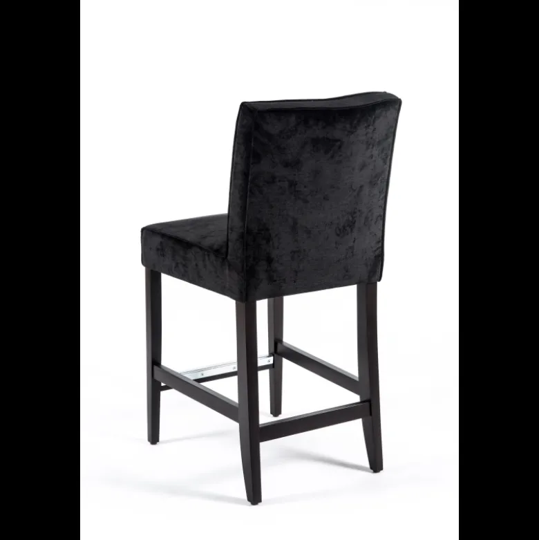 BarCarpe Tabouret snack en tissu et bois