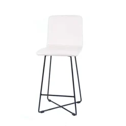 BarPlaza diamant Tabouret snack style scandinave avec pieds design en métal