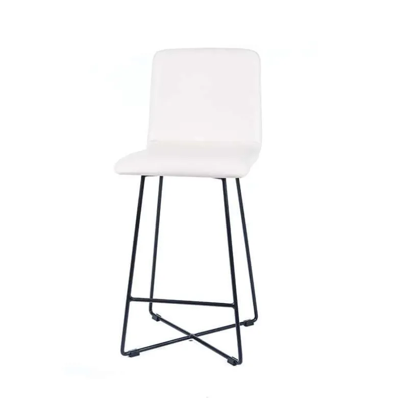 BarPlaza diamant Tabouret snack style scandinave avec pieds design en métal