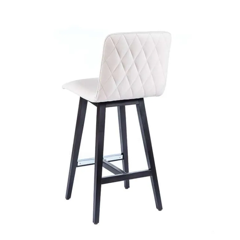 BarPlaza diamant Tabouret snack style scandinave avec pieds en bois