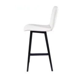 BarPlaza diamant Tabouret snack style scandinave avec pieds en bois