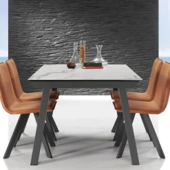 Benidorm Moblibérica® Table moderne extensible en céramique