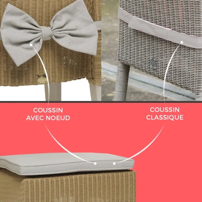 BridgetChaise en loom tressé