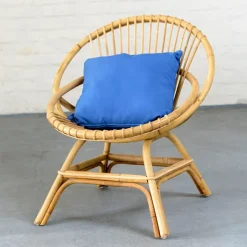 BrigitteFauteuil coquille en rotin