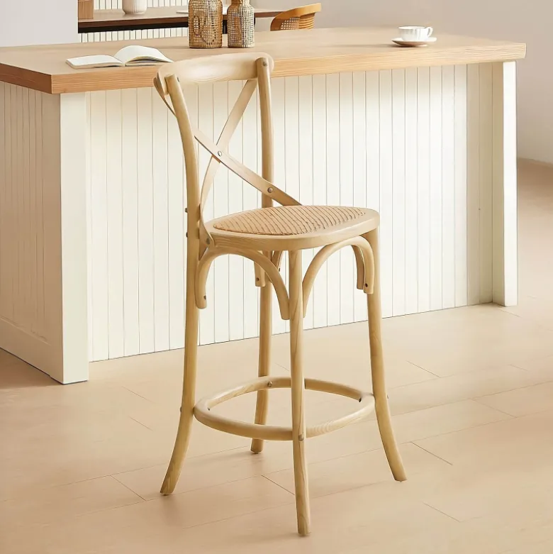 CabaretTabouret snack style bistrot en bois