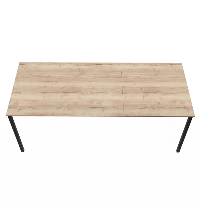 Cabrio Table snack rectangulaire extensible en stratifié fabriquée en Belgique