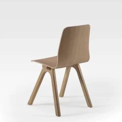 Chevron Chaise de designer en bois