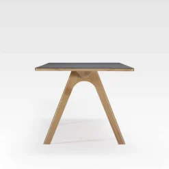 Chevron Table de designer en céramique et bois