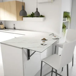 City Tabouret snack contemporain rembourré