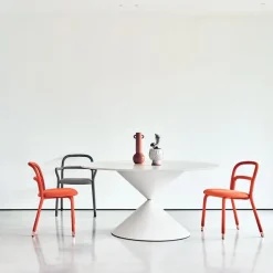 Clessidra Midj® Table de salle à manger ronde design en bois
