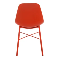 Cloe Chaise moderne en polypropylène et métal