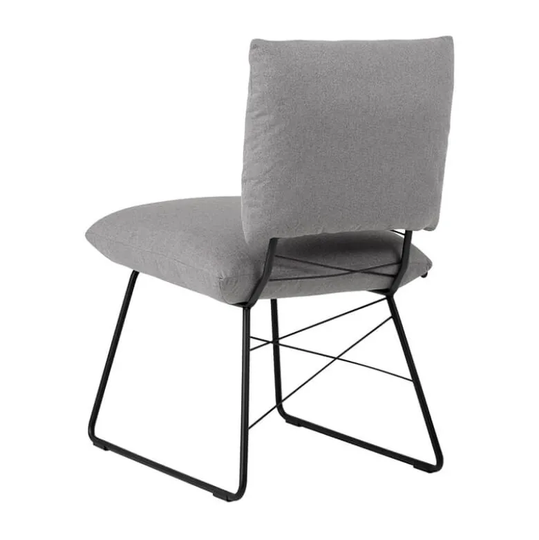 Cosy Mobitec® Chaise confortable design en tissu et structure métal