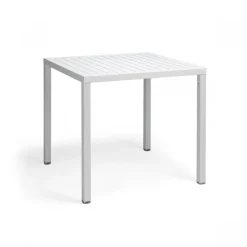 Cube Table de jardin réglable en hauteur carrée fabriquée en Italie