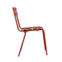 Eden Chaise de jardin française en métal empilable