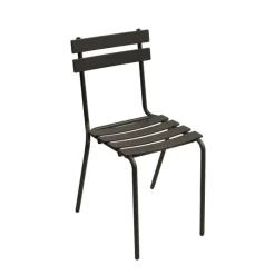 Eden Chaise de jardin française en métal empilable
