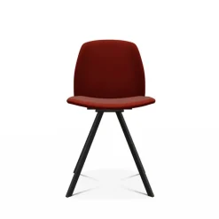 Figaro Chaise pivotante en simili fabriquée en Belgique