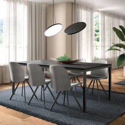 Fiona Chaise moderne en simili de fabrication belge