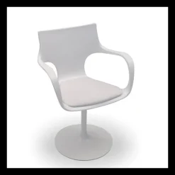 Flûte Sovet® Chaise design pivotante avec accoudoirs