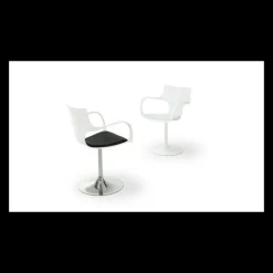 Flûte Sovet® Chaise design pivotante avec accoudoirs