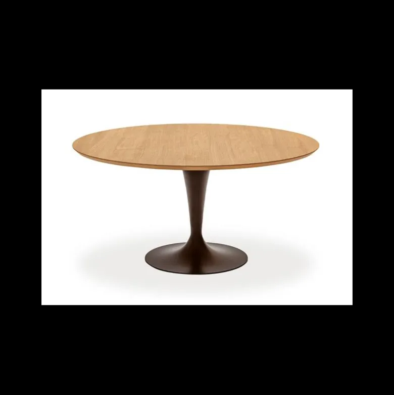 Flûte Sovet® Table ronde design plateau bois