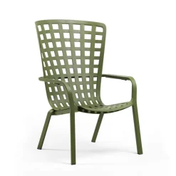 Folio Fauteuil de jardin réglable et empilable en polypropylène design