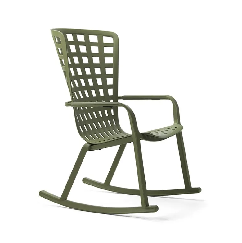 Folio Rocking chair design extérieur réglable en polypropylène