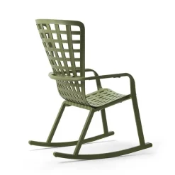 Folio Rocking chair design extérieur réglable en polypropylène
