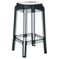 Fox Tabouret snack moderne en plexi hauteur 65 cm