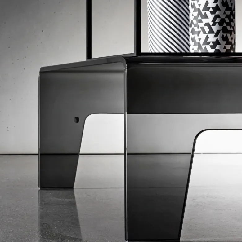 Frog Sovet® Table basse design carrée en verre