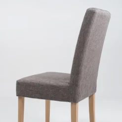Gaby Mobitec® Chaise de salle à manger en tissu et bois massif