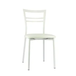 Go 1419 Chaise de cuisine rembourrée en synthétique et métal