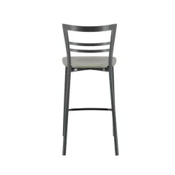 Go Clip Connubia® Tabouret snack contemporain en métal et multiplis bois